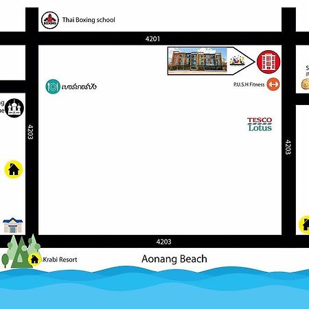 Tetris Hotel Ao Nang Eksteriør bilde